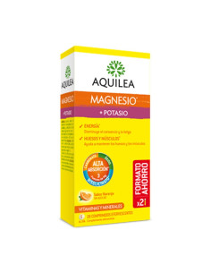 Magnesio+Potasio efervescente 28 comprimidos Aquilea